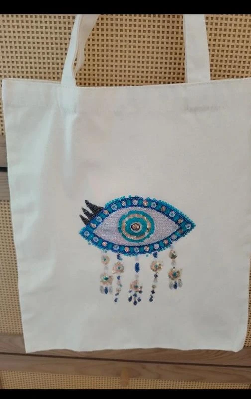 Tote bag Abundancia & Protección con el ojo de Nazar – photo 5